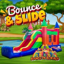 CASTLE BOUNCE HOUSE WITH SLIDE