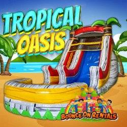 15ft Tropical Oasis Slide