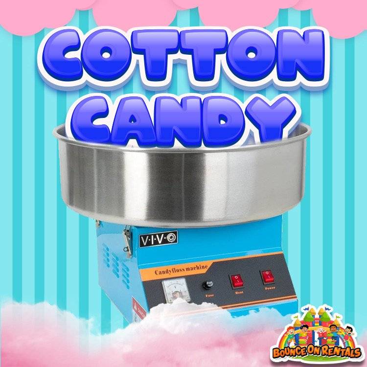 Blue Cotton Candy Machine