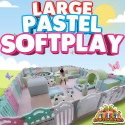 Large Pastel Soft Play Setup