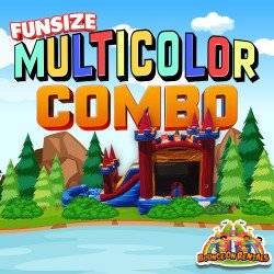 11x20 FUN SIZE MULTI COLOR CASTLE COMBO WET