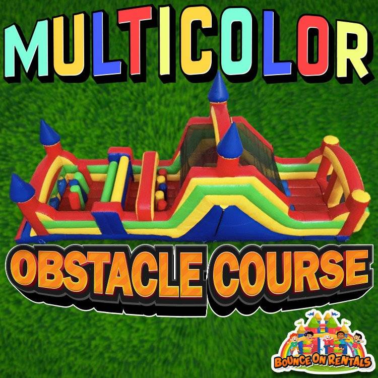 47ft Multi Color Obstacle Course