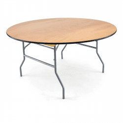 60 Round Wooden Table