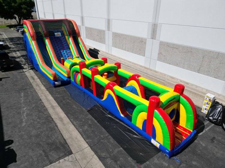 68ft Multi Color Obstacle Course