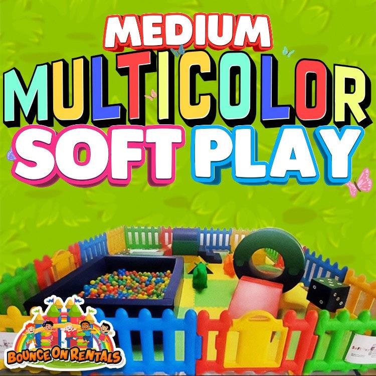 Medium Multi-Color Soft Play Setup