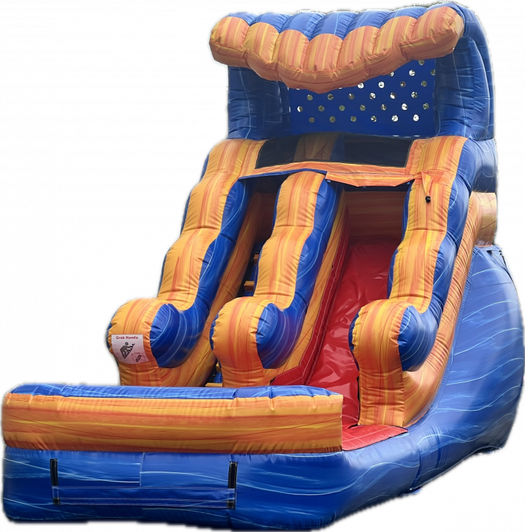 12FT Tsunami Mini Waterslide WET