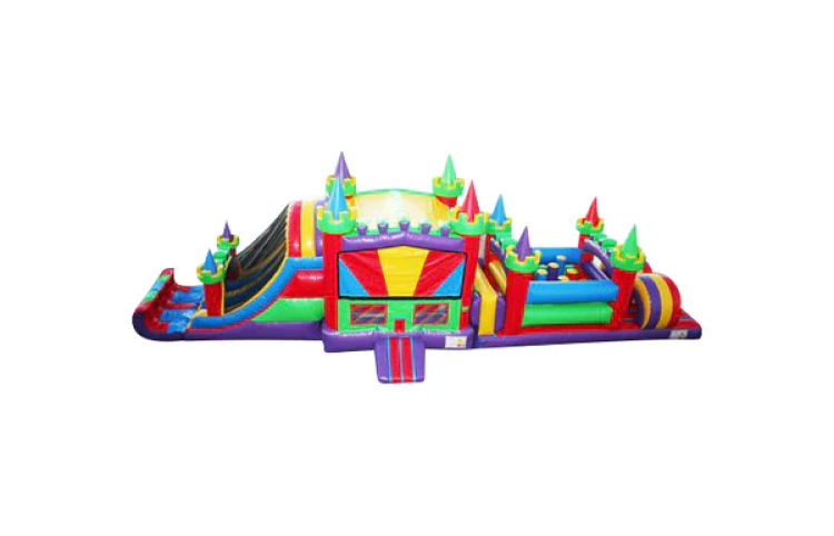 49 ft Multi Color Obstacle Course