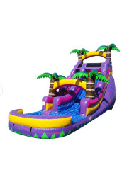 18ft Purple Jungle Waterslide