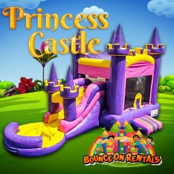 Bounce20On20Rentals20Princess20Castle20Bounce20House20Renta 3 FUN SIZE PRINCESS CASTLE COMBO
