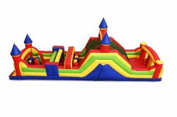 47ft Multi Color Obstacle Course