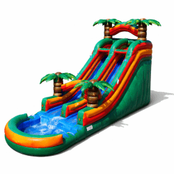 18Ft Emerald Fire Slide
