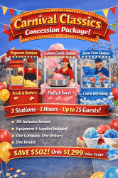 Carnival Classic Package (Catering)