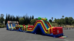 110ft Multi Color Obstacle Course
