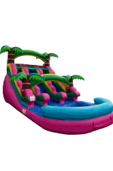 15ft Dual Lane Malibu Waterslide Wet