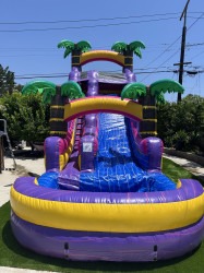 IMG 1355 1780593329 18ft Purple Jungle Slide WET