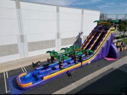 IMG 8781 1744767030 22ft Dual Lane Purple Crush Slide with Slip and Slide
